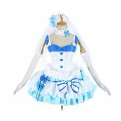 Cosplay Clans Anime Re:Zero Starting Life In Another World Rem And Ram Wedding Dress Cosplay Costume -Cosplay Clans Sales rem3